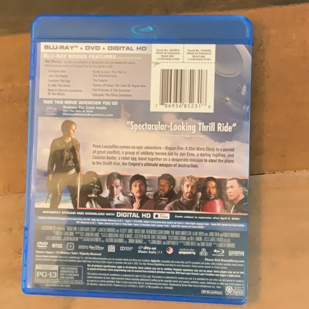 Rogue One Blu-ray Disc - Picture 2 of 2